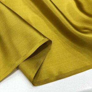%100 İpek Saten Kumaş Sarı %100 İpek Saten Kumaş Sarı