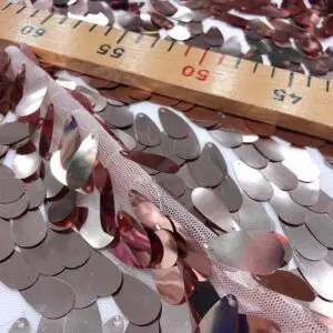 Damla Payet Kumaş Bronz Renk