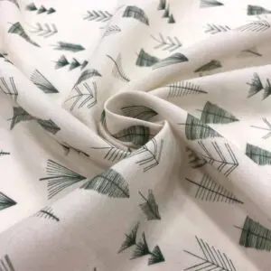 Desenli Pamuk Vual Kumaş