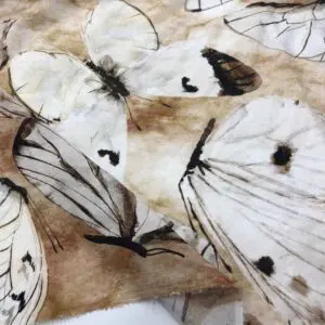 Desenli Pamuk Vual Kumaş