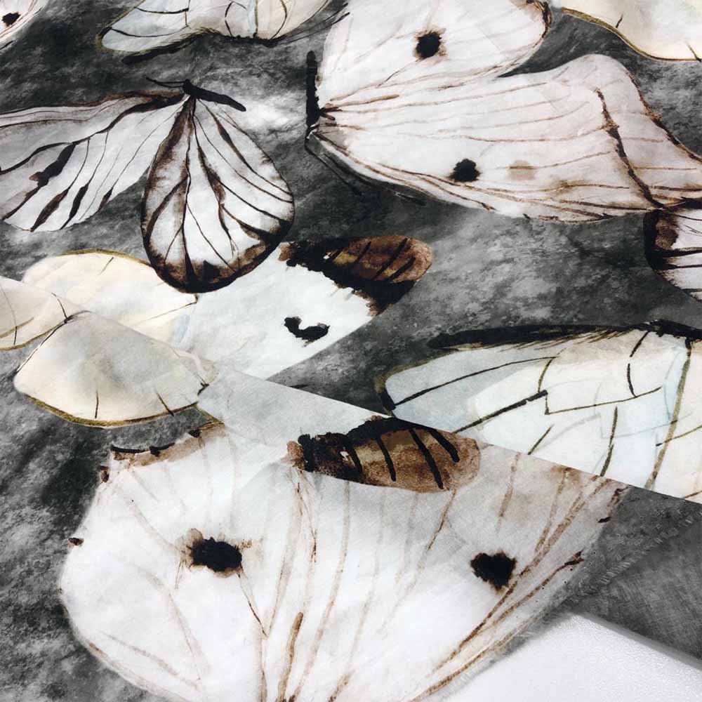 Desenli Pamuk Vual Kumaş Desenli Pamuk Vual Kumaş