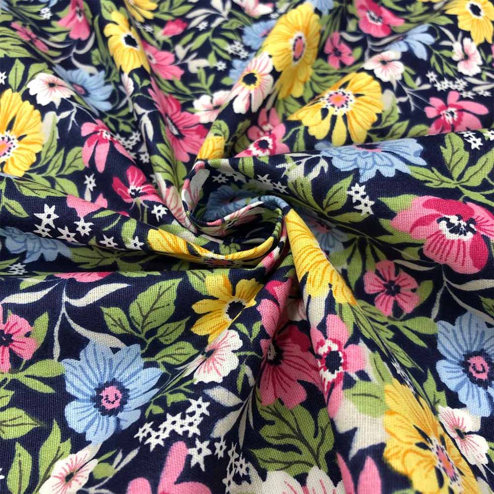 Desenli Poplin Kumaş Desenli Poplin Kumaş