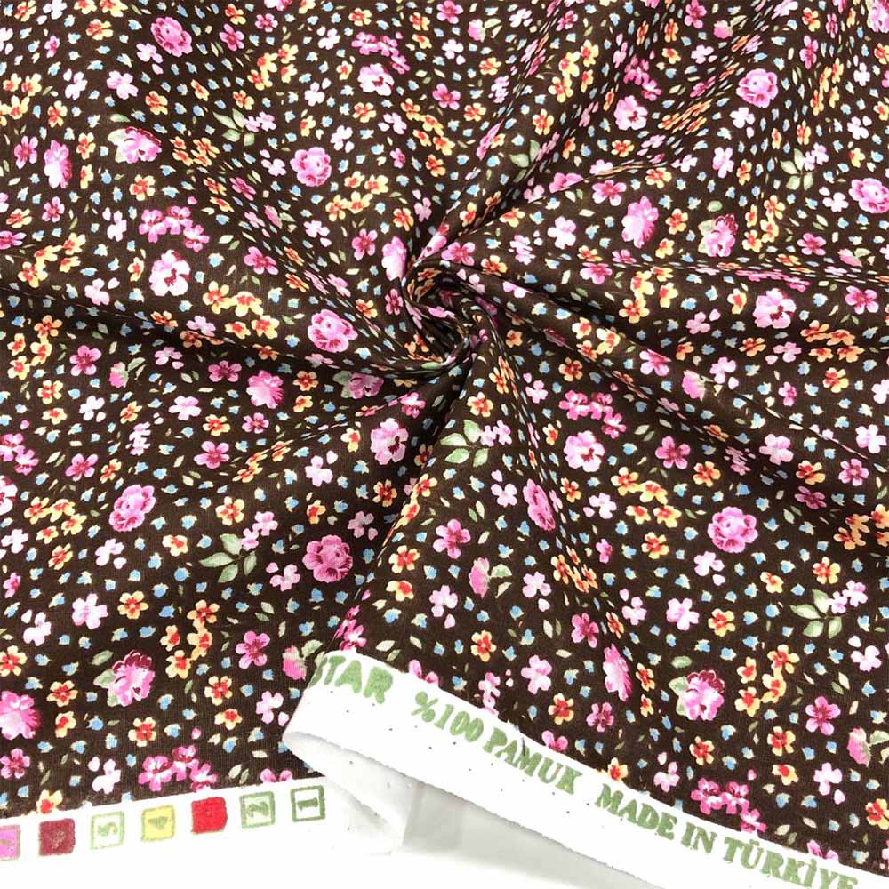 Desenli Poplin Kumaş Desenli Poplin Kumaş