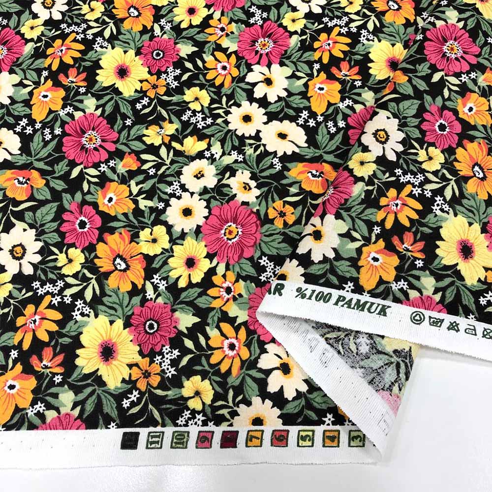 Desenli Poplin Kumaş Desenli Poplin Kumaş