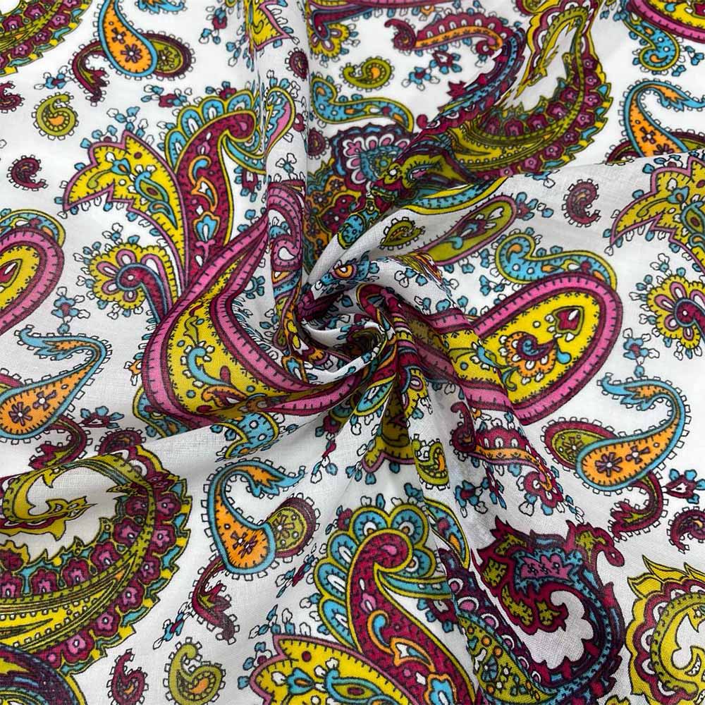 Desenli Tülbent Kumaş Desenli Tülbent Kumaş