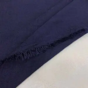 Kırışmayan Keten Kumaş Lacivert