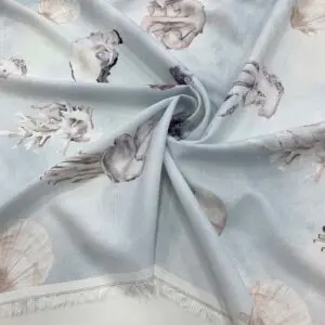 Desenli Kırışmayan Keten Kumaş