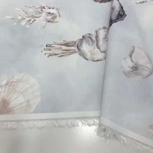 Desenli Kırışmayan Keten Kumaş