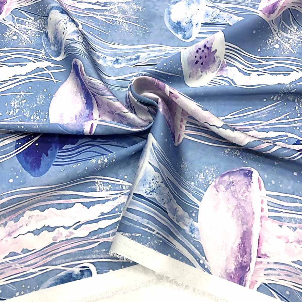 İpek Desenli Saten Kumaş İpek Desenli Saten Kumaş