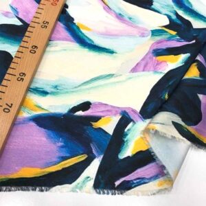 İpek Desenli Saten Kumaş