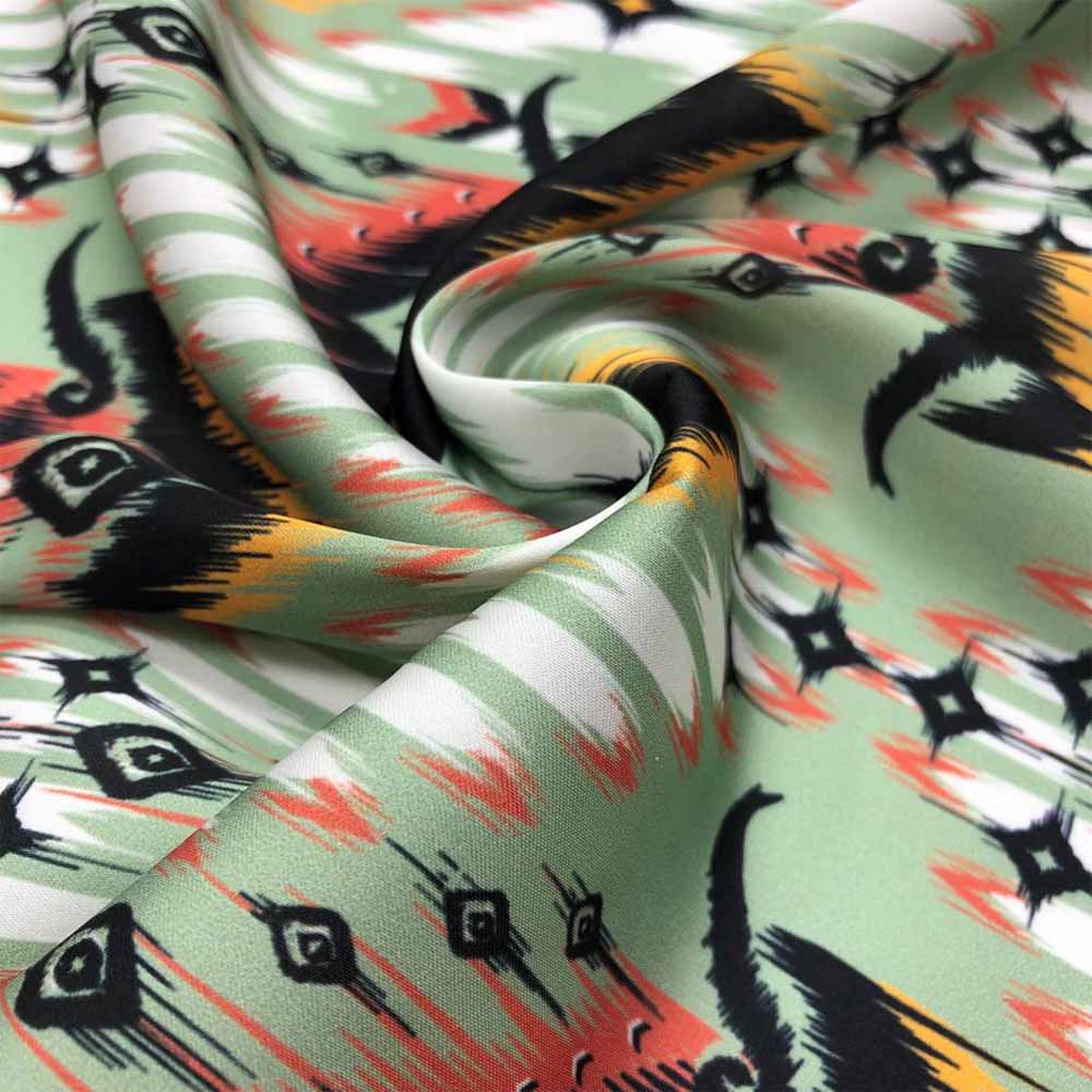 İpek Desenli Saten Kumaş İpek Desenli Saten Kumaş