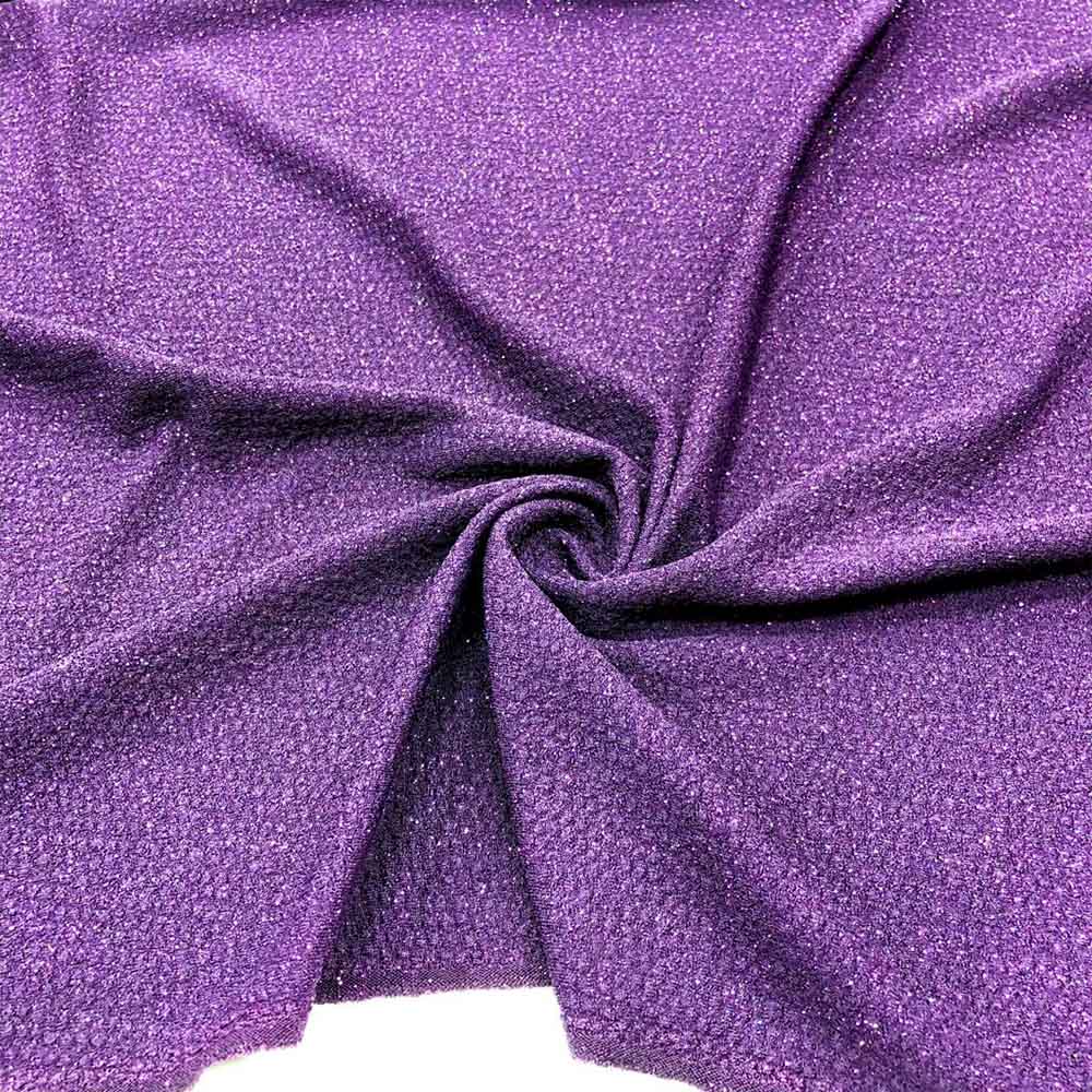 Simli Triko Kumaş Açık Mürdüm Simli Triko Kumaş Açık Mürdüm