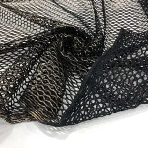 Çift Taraflı File Kumaş Bakır-Siyah