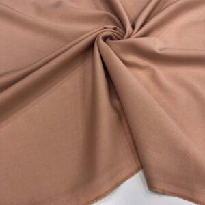 Dökümlü Gabardinn Kumaş Koyu Somon