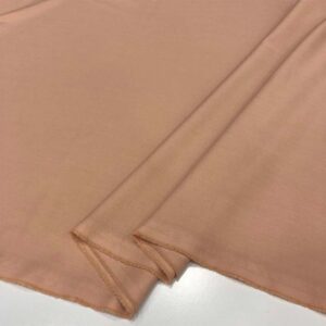 Dökümlü Gabardinn Kumaş Koyu Somon