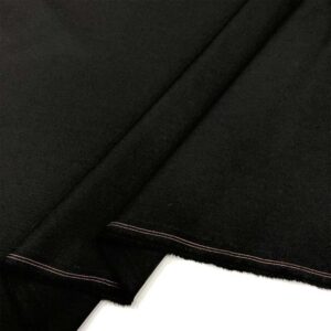 Kalın Dökümlü Gabardin Kumaş Siyah