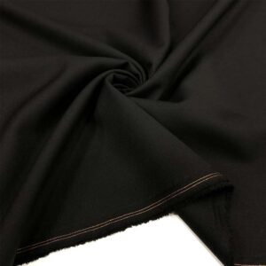 Kalın Dökümlü Gabardin Kumaş Siyah