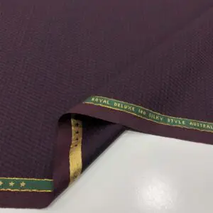 Kendinden Dokulu İthal Kumaş Bordo