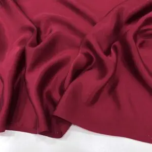%100 İpek Saten Kumaş Vişne Çürüğü