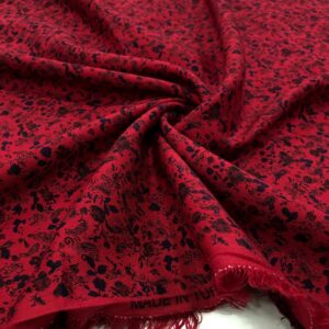 Desenli Belmendo Viskon Kumaş Desenli Belmendo Viskon Kumaş