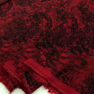 Desenli Belmendo Viskon Kumaş