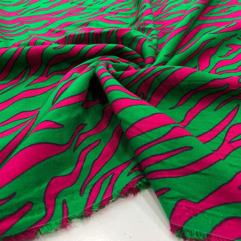 Desenli Viskon Kumaş Desenli Viskon Kumaş