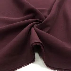 Taşlanmış Gabardin Kumaş Bordo