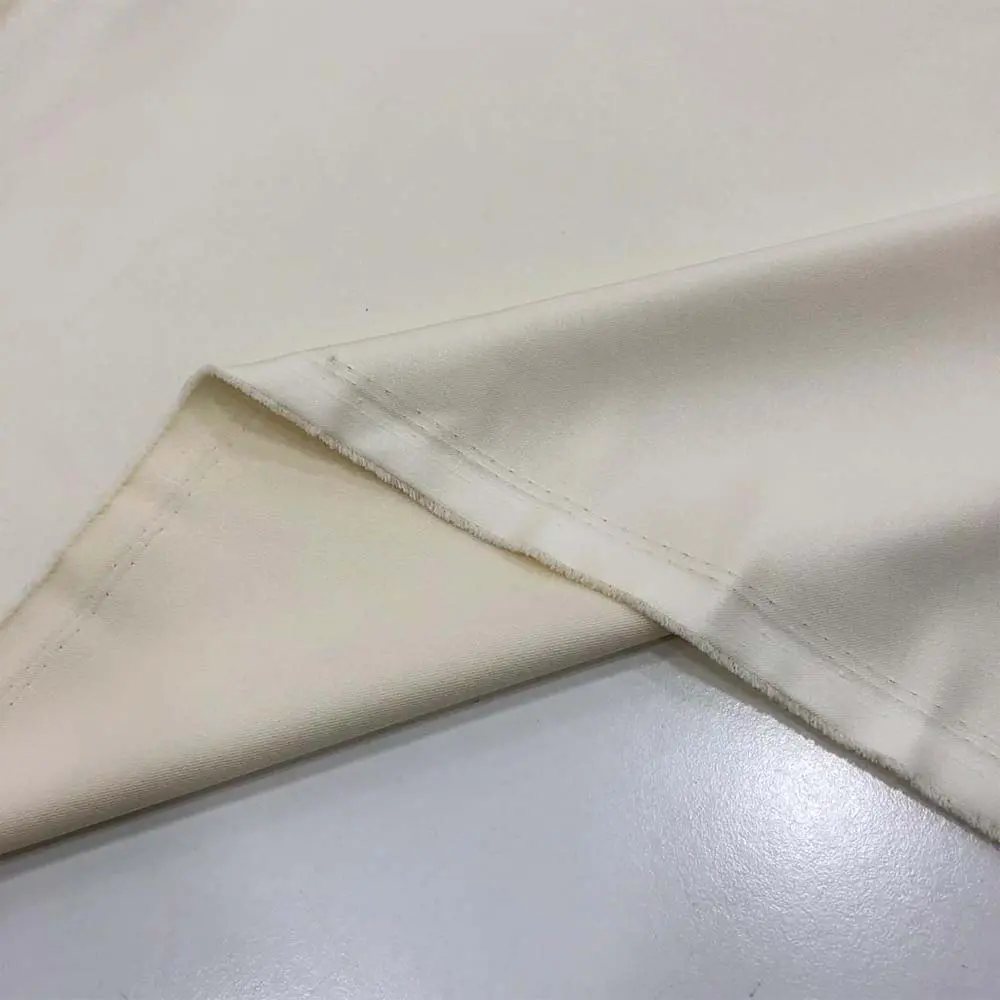 Asetat Saten Kumaş Krem