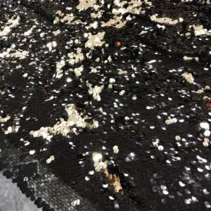 Dönen Payet Kumaş Siyah-Gold