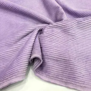 Fitilli Kadife Kumaş Açık Lila
