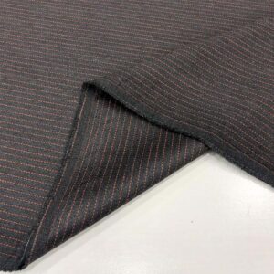 Çizgili Dökümlü Gabardin Kumaş Gri