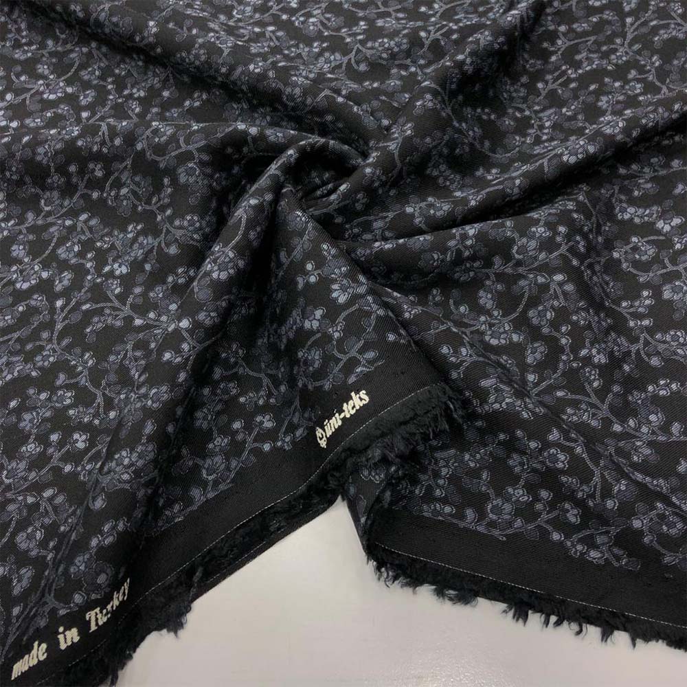 Desenli Belmando Viskon Kumaş Desenli Belmando Viskon Kumaş