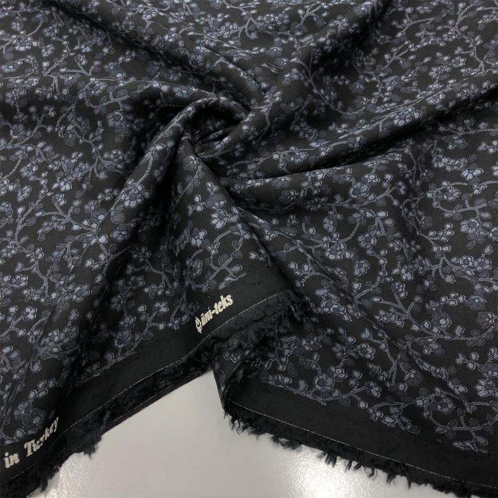 Desenli Belmando Viskon Kumaş Desenli Belmando Viskon Kumaş