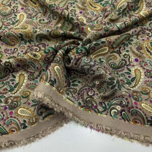 Desenli Belmando Viskon Kumaş Desenli Belmando Viskon Kumaş