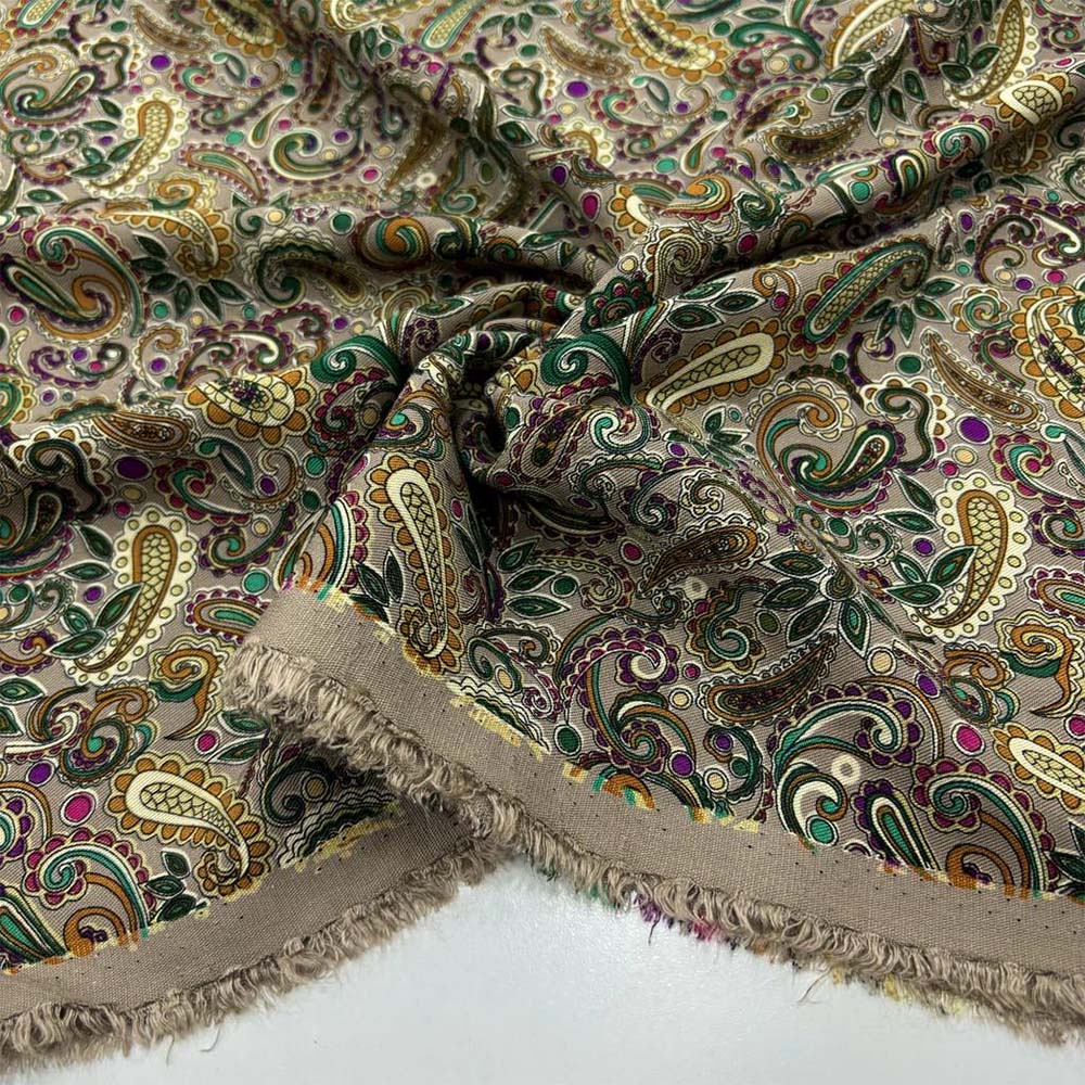 Desenli Belmando Viskon Kumaş Desenli Belmando Viskon Kumaş