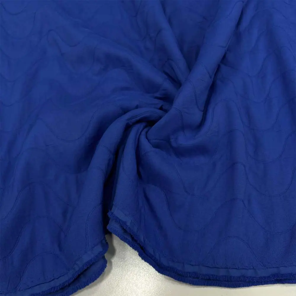 İnce Kapitone Kumaş Saks Mavisi