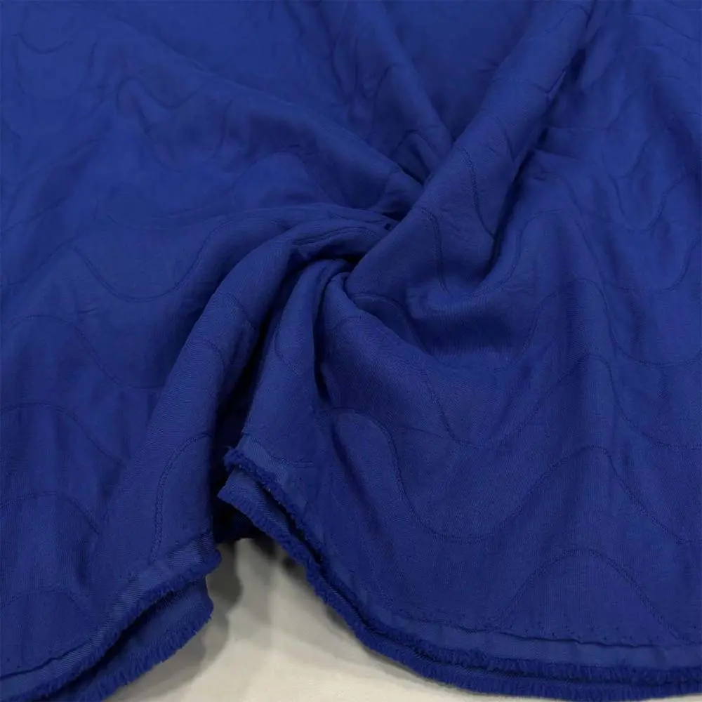 İnce Kapitone Kumaş Saks Mavisi