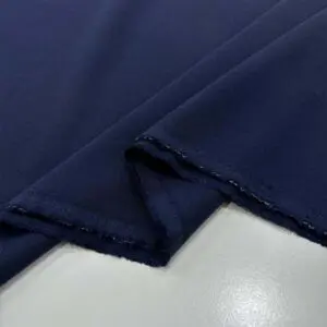 Taşlanmış Keten Kumaş Koyu İndigo Mavi