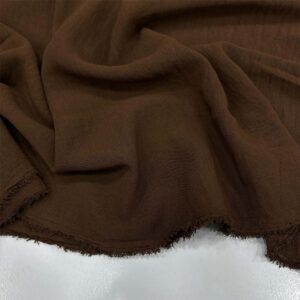 Aerobin Krep Kumaş Kahverengi