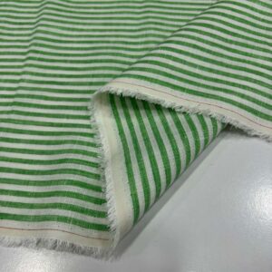 Çizgili Ham Keten Kumaş