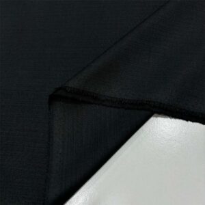 Çizgili Poliviskon Kumaş Siyah