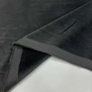 Cotton Kadife Kumaş Gri