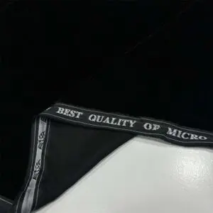 İpek Kadife Kumaş Siyah