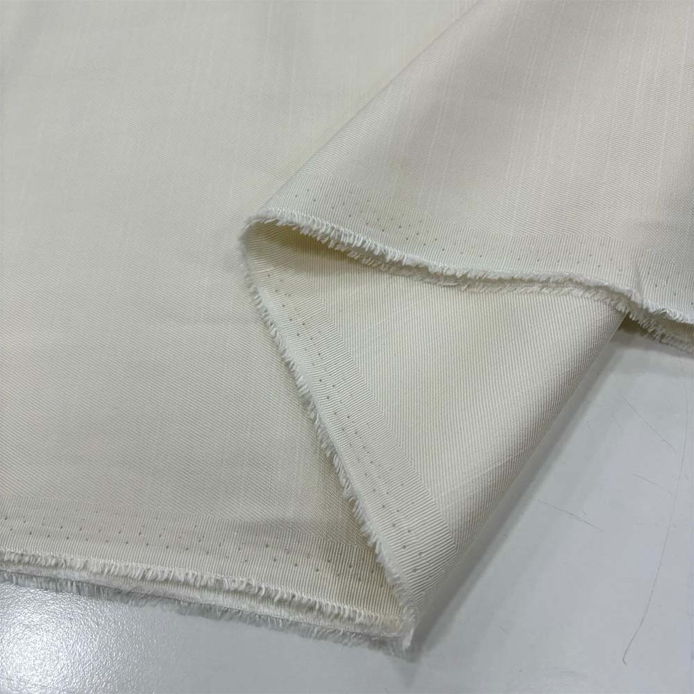 Taşlanmış Floş Keten Kumaş Krem Taşlanmış Floş Keten Kumaş Krem