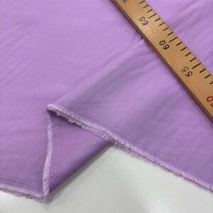 Taşlanmış Floş Keten Kumaş Lavanta