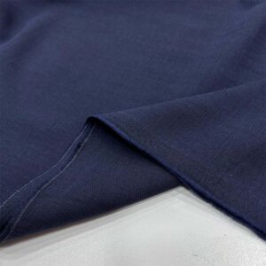 Taşlanmış Keten Kumaş Lacivert