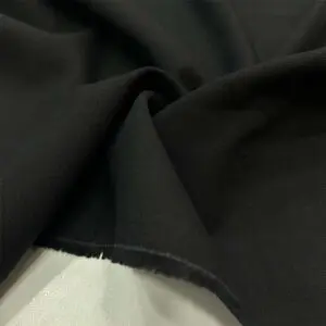 Taşlanmış Keten Kumaş Siyah