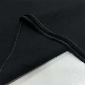 Taşlanmış Keten Kumaş Siyah