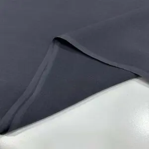 %100 İpek Krep Şifon Kumaş Gri