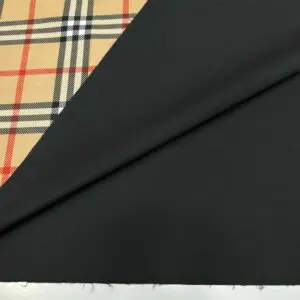 Burberry Astarlı Yağmurluk Kumaş Siyah